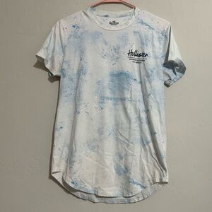 Hollister Blue Tie Dye  Tee/T-shirt (S)